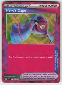 Hero's Cape ACE SPEC Rare SV05: Temporal Forces 152/162 Pokemon - Image 1