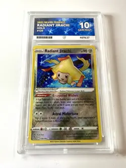 ACE 10 Radiant Jirachi 120/195 Holo Rare Silver Tempest Perfect Subs Pokemon - Image 1