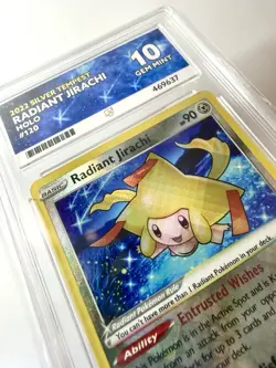 ACE 10 Radiant Jirachi 120/195 Holo Rare Silver Tempest Perfect Subs Pokemon - Image 2