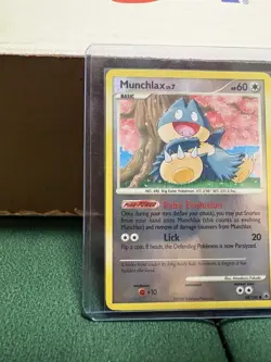 Pokemon TCG: Munchlax #68/100 D&P Majestic Dawn, Reverse Holo Foil Rare MP+ - Image 5