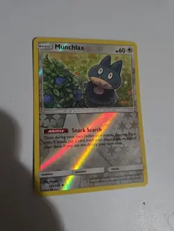 Pokemon TCG: Munchlax 173/236 Sun & Moon Unified Minds Reverse Holo Rare NM - Image 2