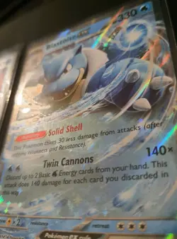Squirtle Wartortle Blastoise Ex 007 008 009/165 Reverse Holo 151 Pokemon NM - Image 4