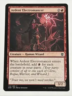 MTG Zendikar Rising Ardent Electromancer 135/280 NM - Image 1