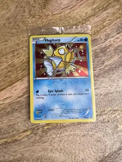 Pokemon Magikarp XY143 Shiny Black Star Promo Card Sealed - Image 1
