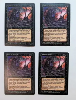 MTG - Magic The Gathering - Hymn to Tourach X 4 - Fallen Empires - NP/NM! - Image 1