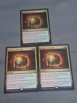 MTG X3 Escape to the Wilds Throne of Eldraine 189/269 X1 Foil Rare X2 Regular - Image 1