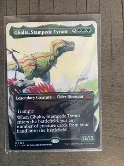 Ghalta, Stampede Tyrant (Borderless) The Lost Caverns of Ixalan Regular - Image 1