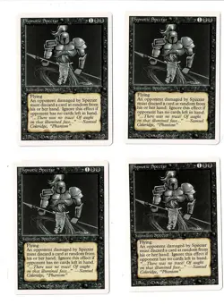 4x Hypnotic Specter MTG 3rd Edition Revised - Image 1