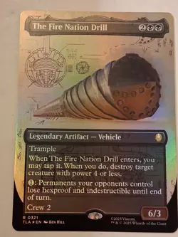 The Fire Nation Drill (Borderless) Avatar: The Last Airbender Foil - Image 1