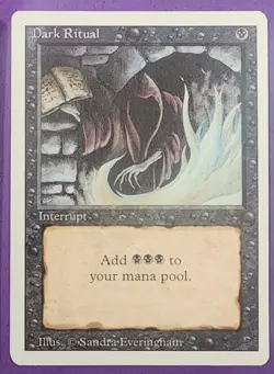 MTG Magic The Gathering - Dark Ritual x4 - Revised 3rd Edition NM - Image 5
