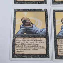 Drain Life Revised Edition Playset MTG Magic The Gathering - Image 2