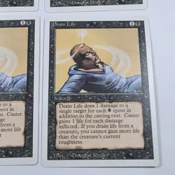 Drain Life Revised Edition Playset MTG Magic The Gathering - Image 3