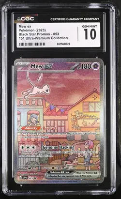 Mew EX 053 151 Ultra-premium Collection Pokemon CGC 10 Gem Mint - Image 1