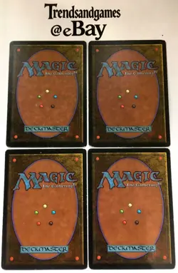 4x RED ELEMENTAL BLAST - PLAYSET - REVISED - MAGIC THE GATHERING - MTG EXCELLENT - Image 2