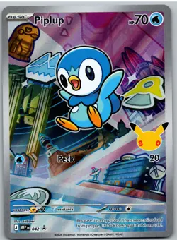 Piplup - 042 042 Holo Promo ME: Mega Evolution Promo Pokemon NM - Image 1