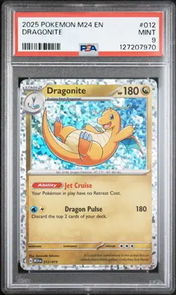 2025 POKEMON M24 EN-MCDONALD'S COLL #012 DRAGONITE PSA 9 - Image 1
