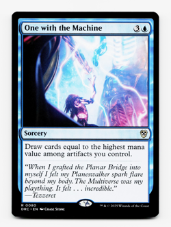 One with the Machine [Commander: Aetherdrift] MTG Magic NM/M 💧 - Image 1