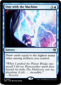 One with the Machine [Commander: Aetherdrift] MTG Magic NM/M 💧 - Image 3