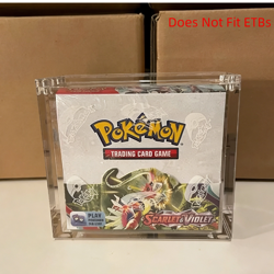 Pokemon Booster Box Acrylic Protective Display Case Magnetic 99% UV Rejection - Image 1