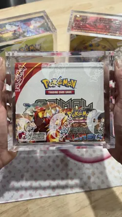 Pokemon Booster Box Acrylic Protective Display Case Magnetic 99% UV Rejection - Image 2