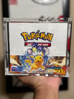Pokemon Magnetic Booster Box Acrylic Case! STRONG magnets Description-FREE Ship - Image 1