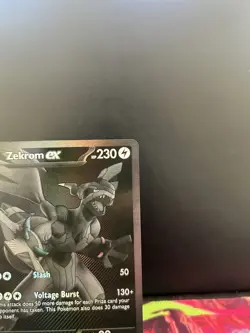 Pokemon Zekrom EX Black Bolt 172/086 Black White Rare Pack Fresh - Image 3