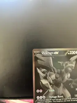Pokemon Zekrom EX Black Bolt 172/086 Black White Rare Pack Fresh - Image 4