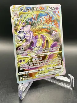 Mewtwo VSTAR GG44/GG70 Crown Zenith Galarian Gallery Full Art Pokemon TCG NM/M - Image 3