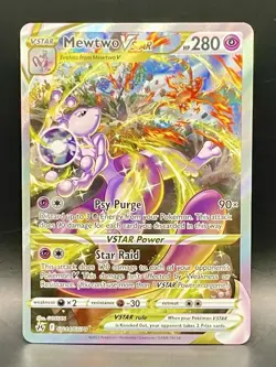 Mewtwo VSTAR GG44/GG70 Crown Zenith Galarian Gallery Full Art Pokemon TCG NM/M - Image 5