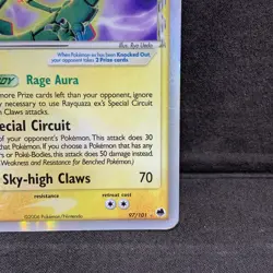 Pokemon Rayquaza Ex 97/101 EX Dragon Frontiers Holo ENG - No Charizard Crystal - Image 5