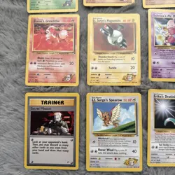 Pokemon TCG Gym Heroes Bundle x16 (1999–2000) Vintage WOTC Joblot - Image 4