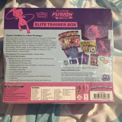 Pokemon Sword & Shield Fusion Strike Elite Trainer Box Sealed Mew - Image 2