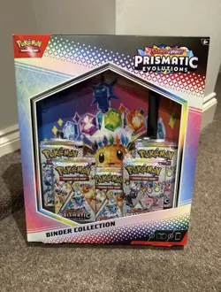 Pokemon Scarlet & Violet Prismatic Evolutions - Binder Collection FULLY SEALED - Image 1