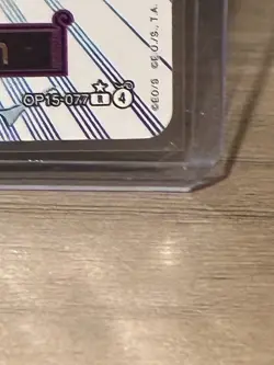 One Piece OP15-077 Lightning Dragon Alt Art Parallel Foil Holo NM/M Pack Fresh - Image 4