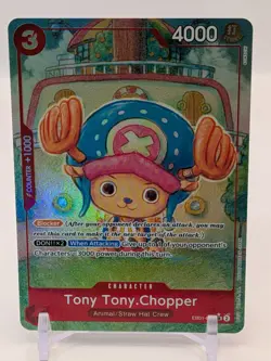 One Piece TCG Tony Tony Chopper (SR) EB01-006 Alt Art Memorial Collection Sowsow - Image 1