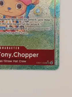 One Piece TCG Tony Tony Chopper (SR) EB01-006 Alt Art Memorial Collection Sowsow - Image 5