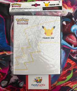 Celebrations 25th Anniversary JUMBO Card Binder + Pikachu Oversized Card NEW - Image 1