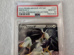 PSA 10 Metal Arceus V #122 Ultra Premium Collection Pokemon Card – GEM MINT - Image 2