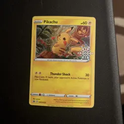 Pikachu - (Holiday Calendar) SWSH153 SWSH: Sword & Shield Promo Cards Holo - Image 1