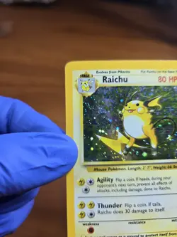 Raichu 16/130 Base Set 2 Holo Rare Pokemon TCG - LP Card - Image 2