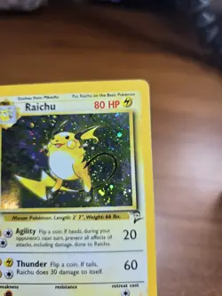 Raichu 16/130 Base Set 2 Holo Rare Pokemon TCG - LP Card - Image 3
