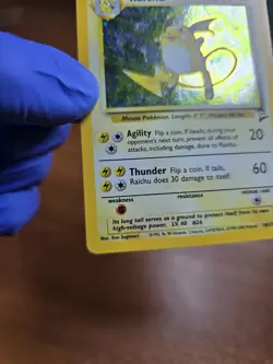 Raichu 16/130 Base Set 2 Holo Rare Pokemon TCG - LP Card - Image 5