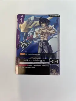 Gundam Card Game ST05-010 C Mikazuki Augus Alternate Art - Image 4