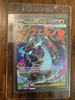 Mega Charizard x EX 023 Me: Mega Evolution Promo Holo Pokemon cards - Image 1