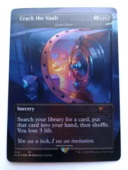 MTG - 1x Crack The Vault - Foil - Grim Tutor - Secret Lair - NM - Image 1