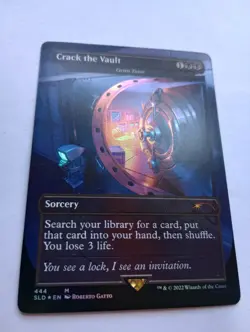 MTG - 1x Crack The Vault - Foil - Grim Tutor - Secret Lair - NM - Image 2