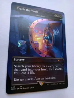 MTG - 1x Crack The Vault - Foil - Grim Tutor - Secret Lair - NM - Image 4