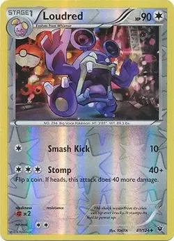 Loudred 81/124 Reverse Holo | Fates Collide | Pokemon Card - Image 1