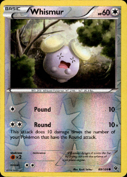 Whismur 80/124 Reverse Holo | Fates Collide | Pokemon Card - Image 1