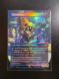Mtg Final Fantasy Vivi Ornitier Foil Borderless #321 Mythic - Image 1